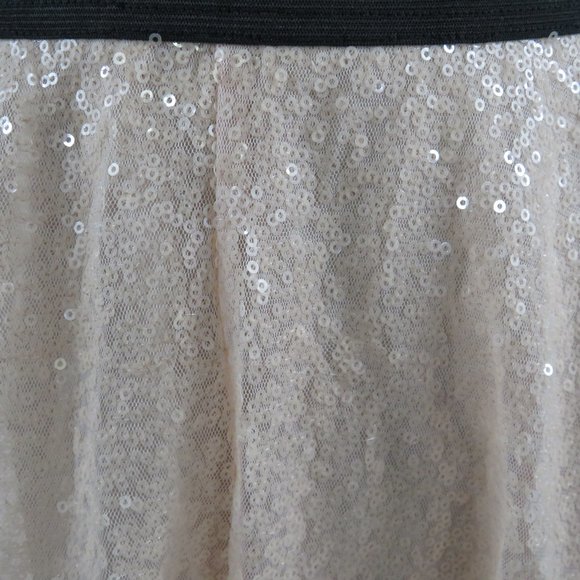 NWT - Women's Sequin Mini Skirt - Light Pink - Picture 5 of 5